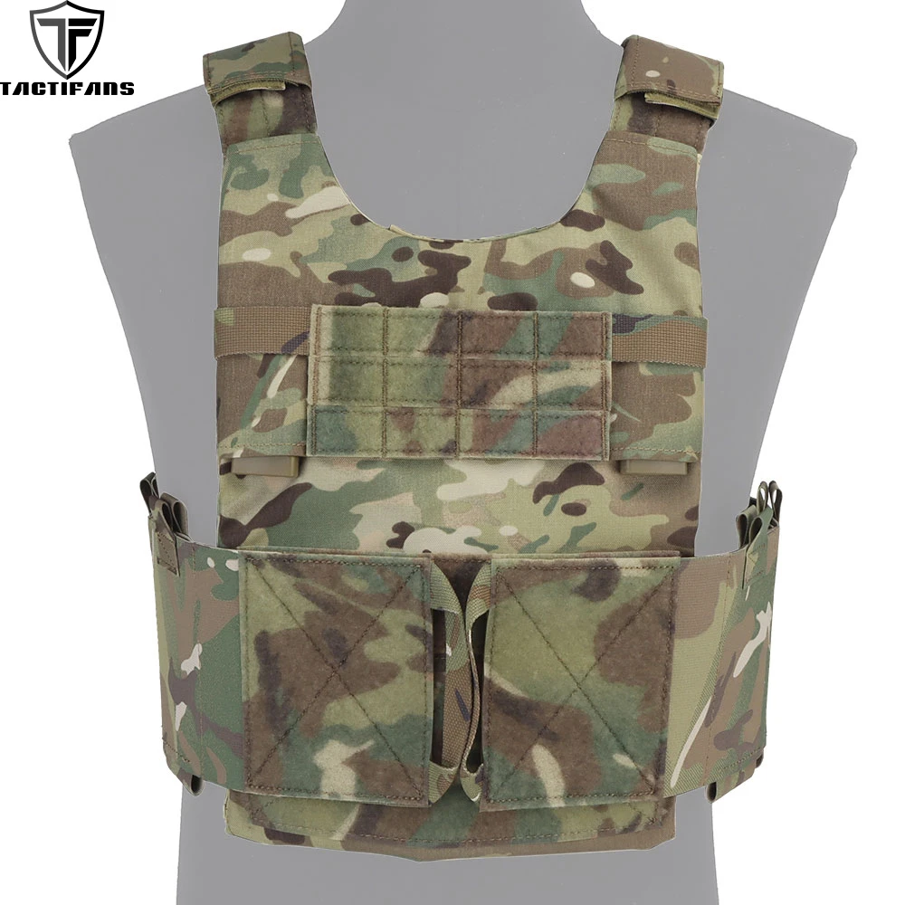 

Tactical LV119 Overt Medium Plate Carrier Complete Set Front Rear Plate Bag Elastic Cummerbund Placard QD Buckle Hunting Vest