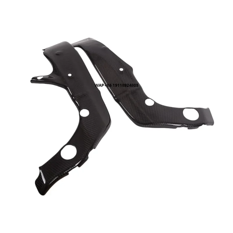 

100% Carbon Fiber Frame Covers Panels Protector Motorcycle Accessories for YAMA YZF-R6 E6 2017 2018 2019 2020