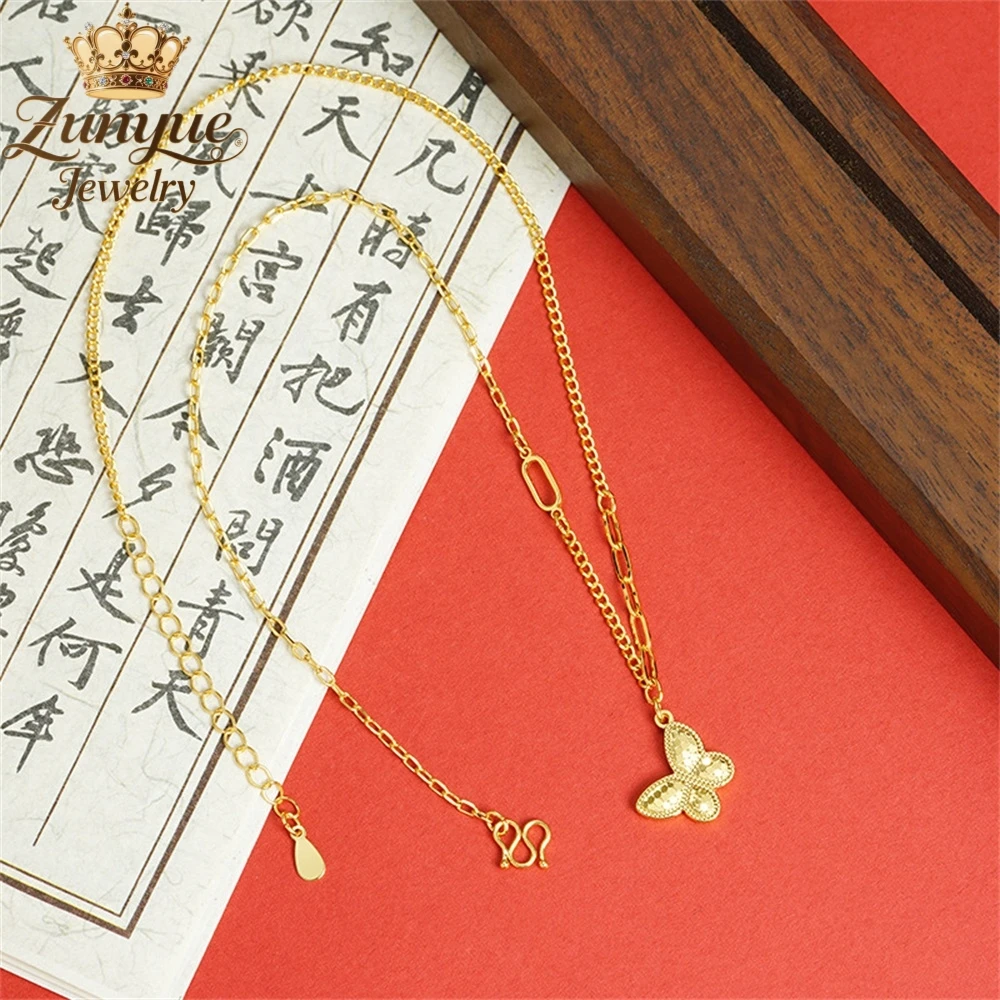 

High-End Sand Gold Hollow Butterfly Ring Luxury Quality Jewelry Best Selling Fashion Fine Jewelry Gift Exquisite Charms Popular