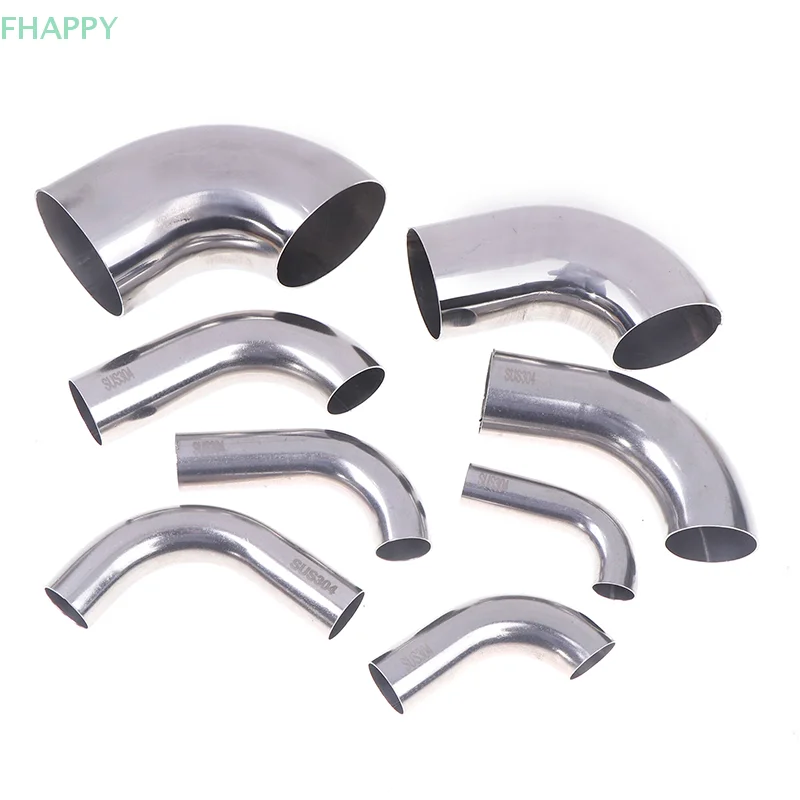 19/25/32/38/51/63 mm Acero inoxidable 304 OD Codo 90 grados Codo de soldadura Accesorios de conexión de tubería