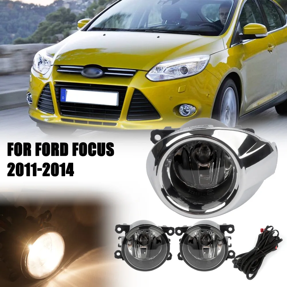 

Комплект обновления противотуманной фары переднего бампера для Ford Focus 3 2012 2013 2014, версия Focus, дополнительный переключатель противотуманных фар + проводка