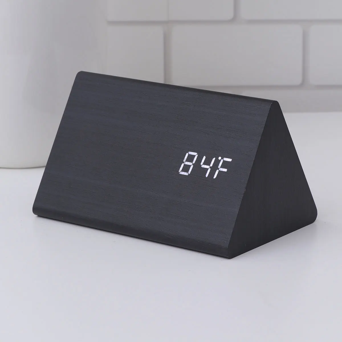 

Adjustable Brightness Levels Clock Display Temperature Desk Alarm Time