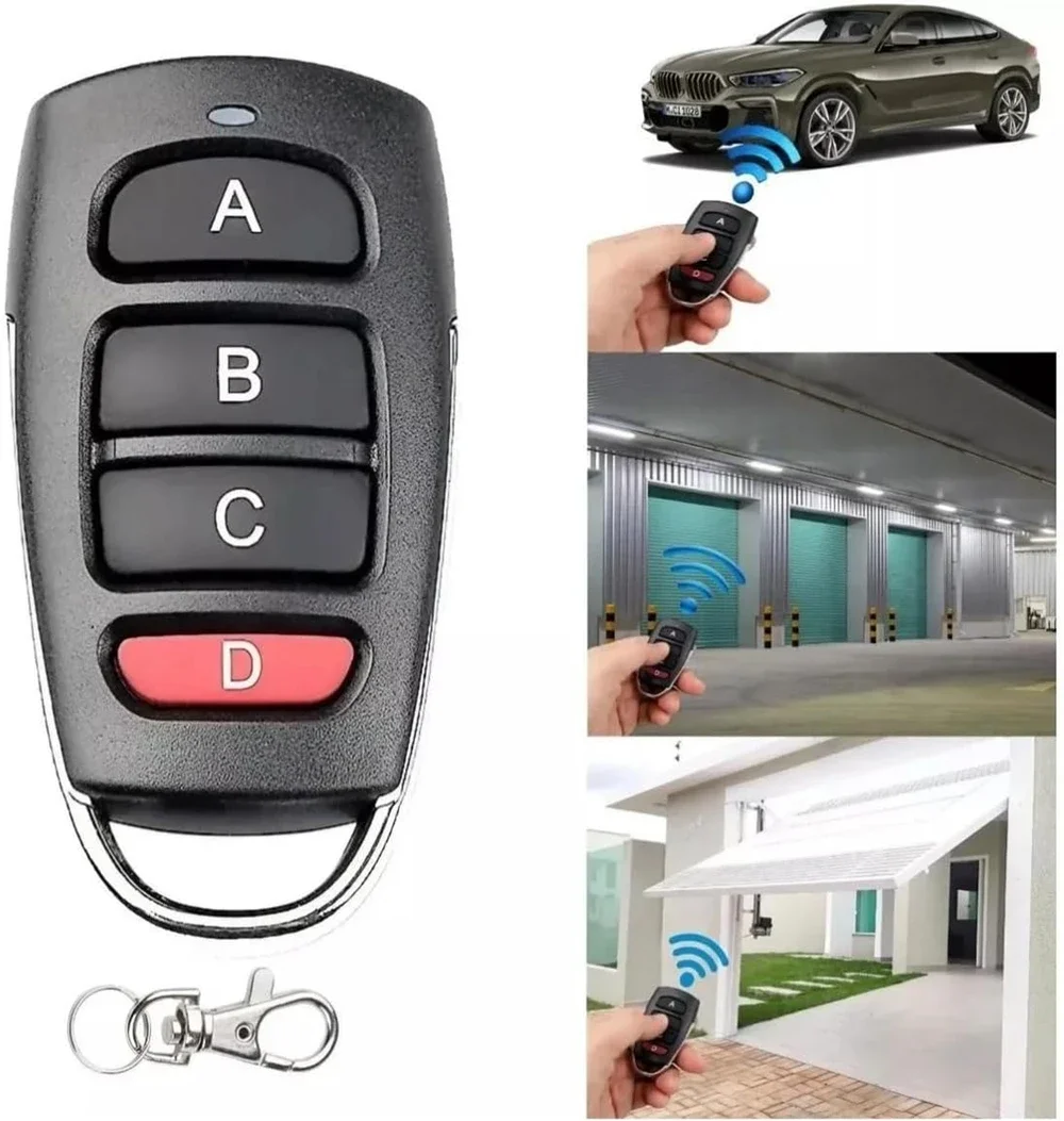 Duplicator 433 Mhz Universal Garage Door Control Remote Control Fixed Learning Code Clone Self-copying Automation For Gates