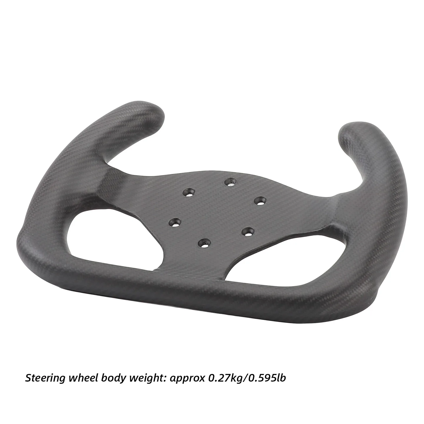 Dry Carbon Fiber Steering Wheel GT 300mm Open Lightweight Simulator Control Wheel Body RUNSCO CODE R300