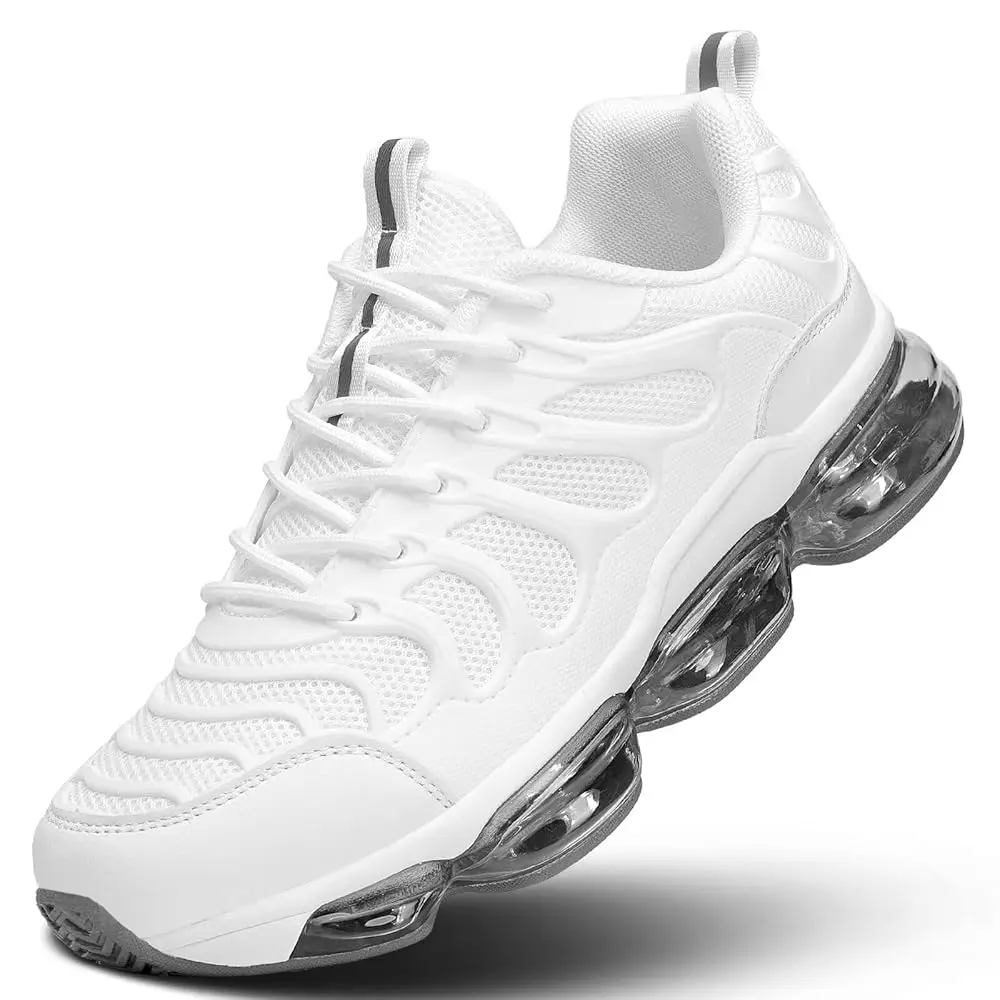

Mens Running Shoes Air Cushion Walking Tennis Sneakers Fashion Casual Non Slip Breathable Trail Sport Gym
