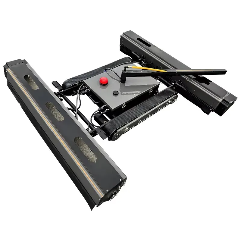 High Power Dual  Solar Panel Cleaning Robot, 48V Battery Water Washing Aluminium Alloy Remote Control