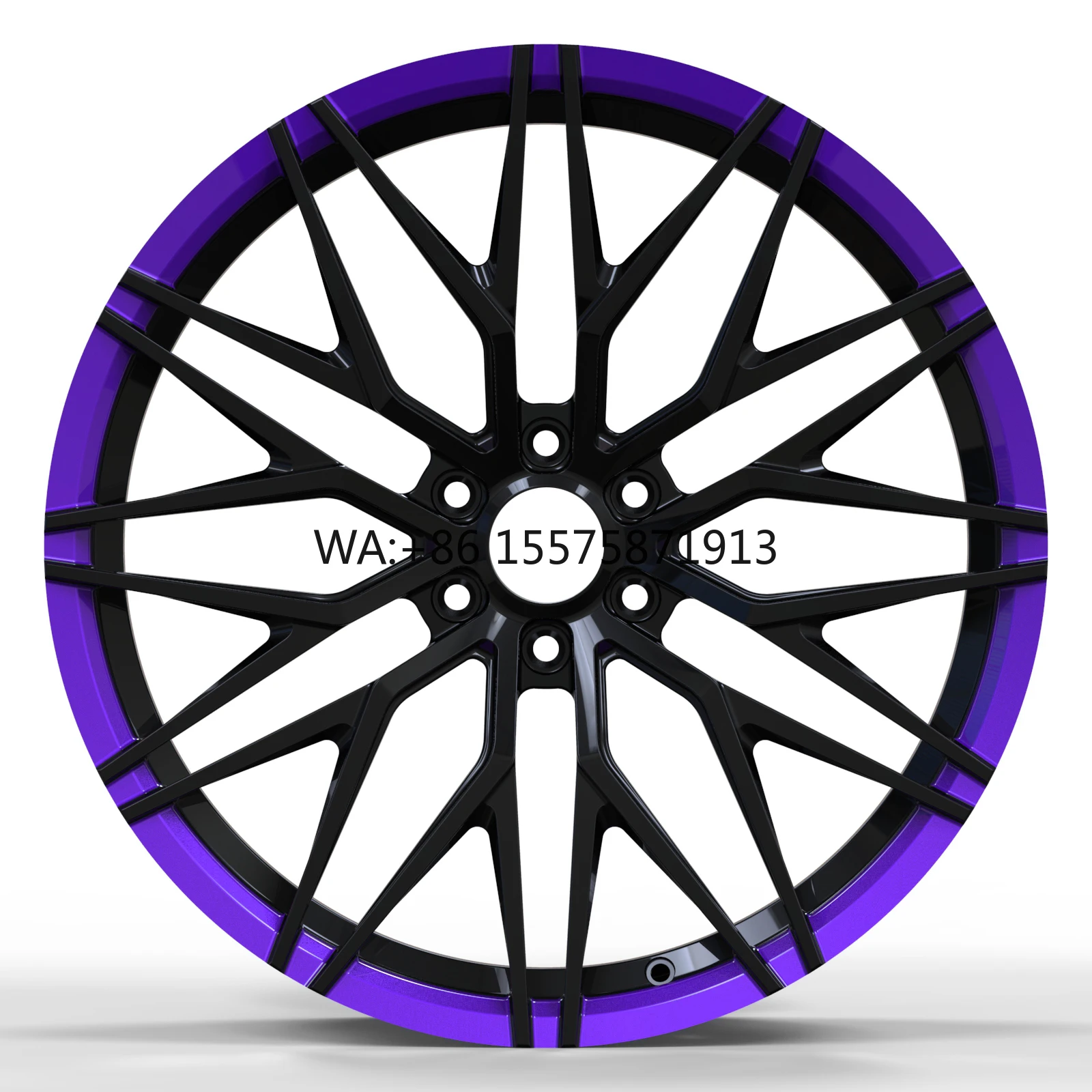 For Factory Direct 19 20 21 Purple Set Black Forged Alloy Rims Pcd 6*130 New Mo…