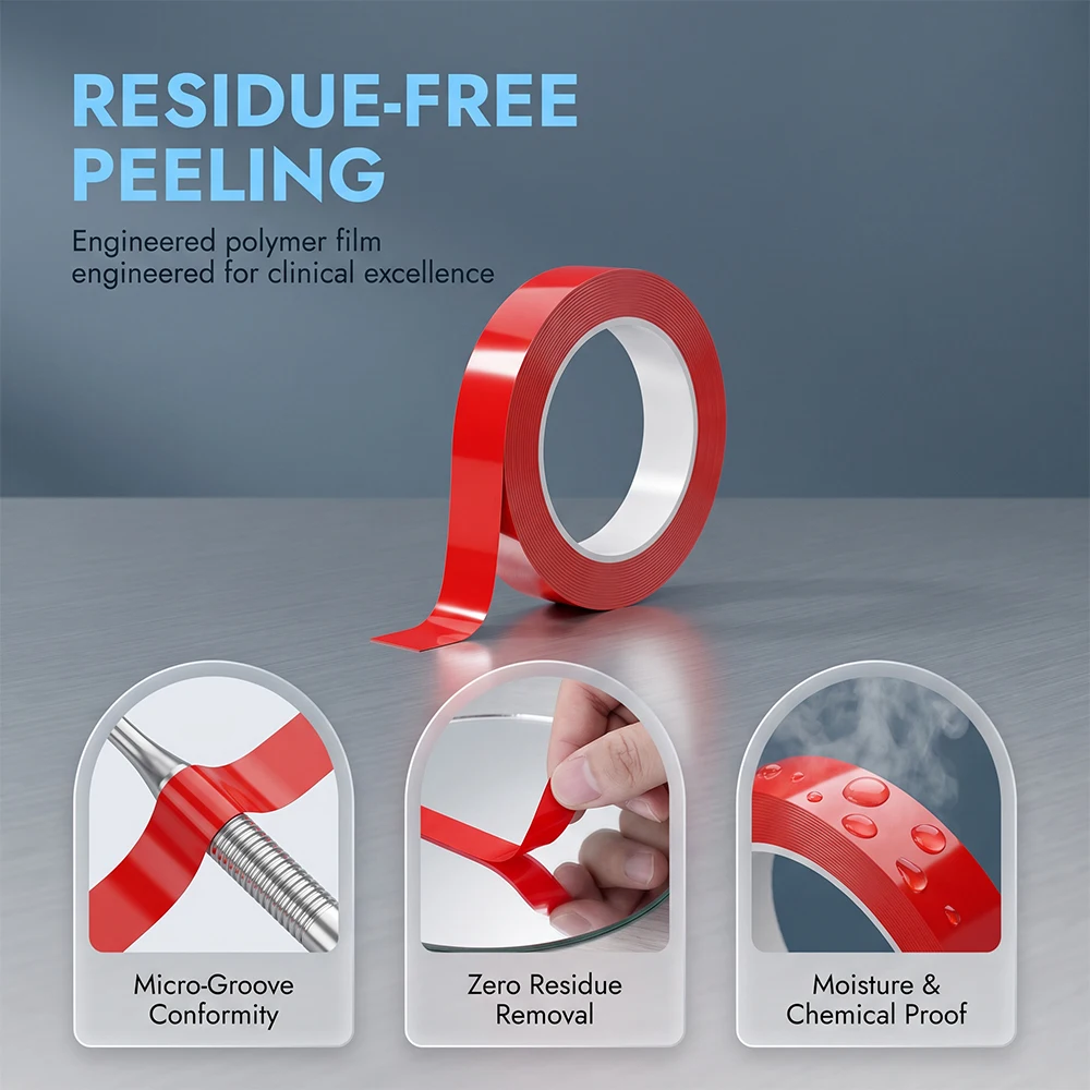 3 Rolls Coding Tape Dental Instruments Identification Marking Autoclave Tape Width 10mm Colorful Adhesive Marker Line Tapes