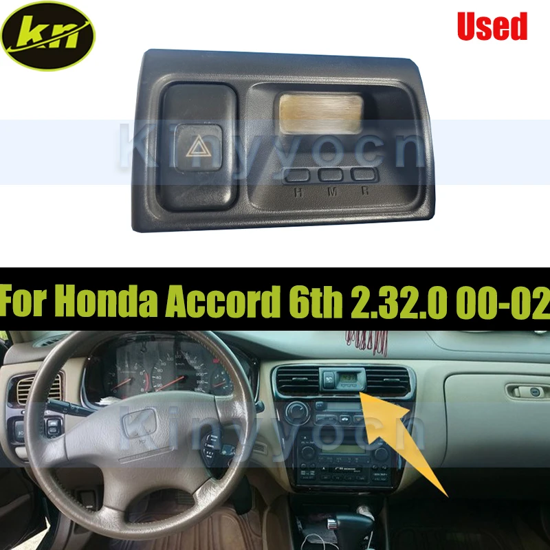 

Car Used Electronic Clocks For Honda Accord 6th 2.3 2.0 2000 2001 2002 Watches Digital Cock
