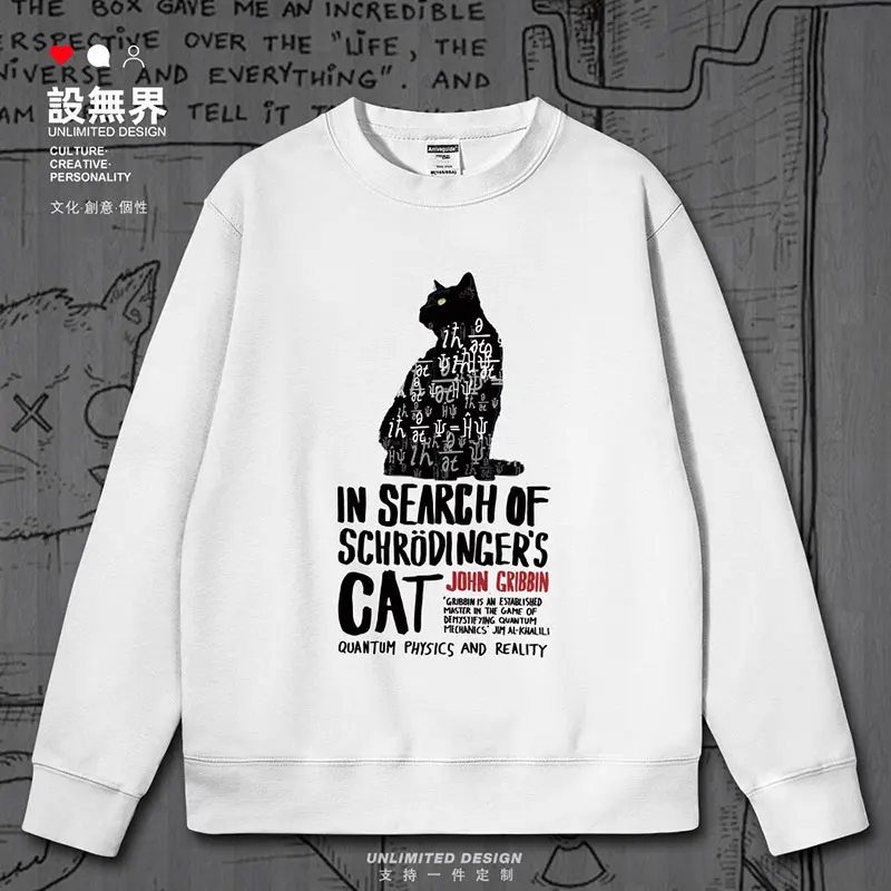 Schrodinger's cat physics periphery mens hoodies Sportswear white crewneck sweatshirt men for men new clothes autumn winter