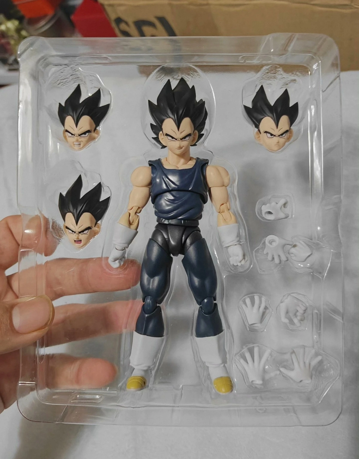 

Bandai SHF Dragon Ball SUPER HERO Begita Black Hair Theater Edition Mobile Handmade