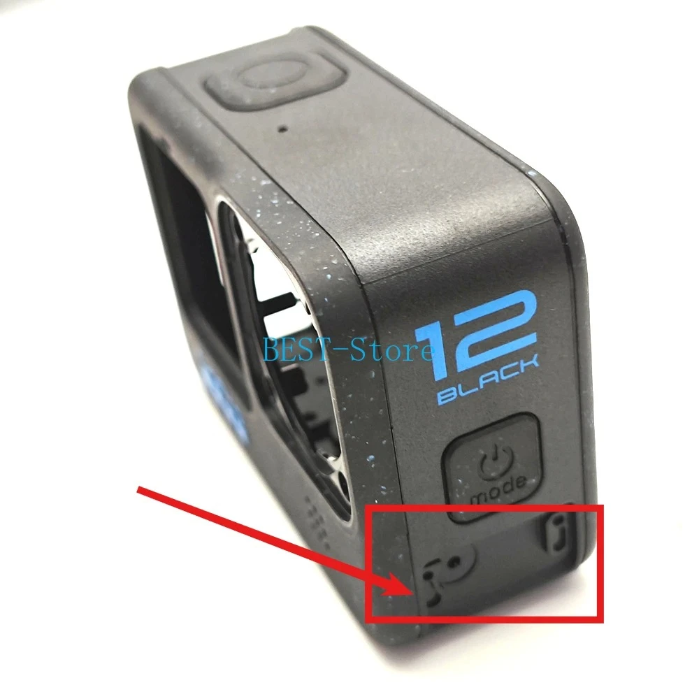 ต้นฉบับสําหรับ GoPro Hero9 Hero10 Hero11 Hero12 Hero 9 10 11 13 กล้องไมโครโฟนไมโครโฟนฝาปิดฝาครอบเปลี่ยนส่วน