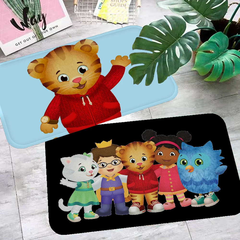 

Daniel Tiger's Stop Floor Mat Anti-slip Absorb Water Long Strip Cushion Bedroon Mat Alfombra