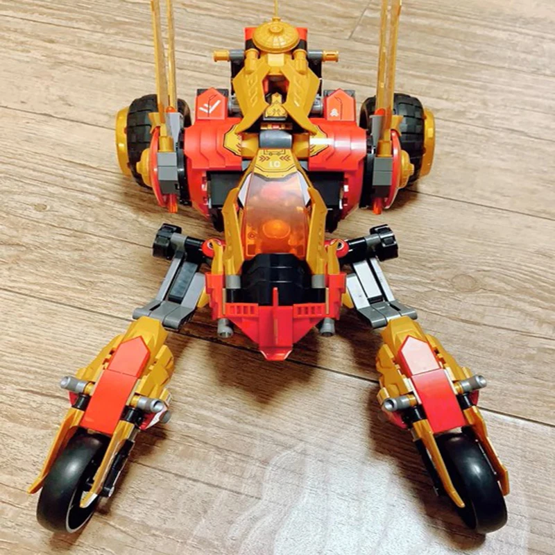 Игрушка-конструктор-moc-совместимая-с-71785-jay's-titan-mech-подарок-для-взрослых