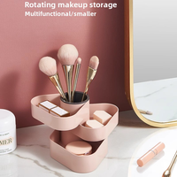 Cosmetic storage box rotating lipstick skin care rack necklace jewelry box multi-layer brush pen holder box