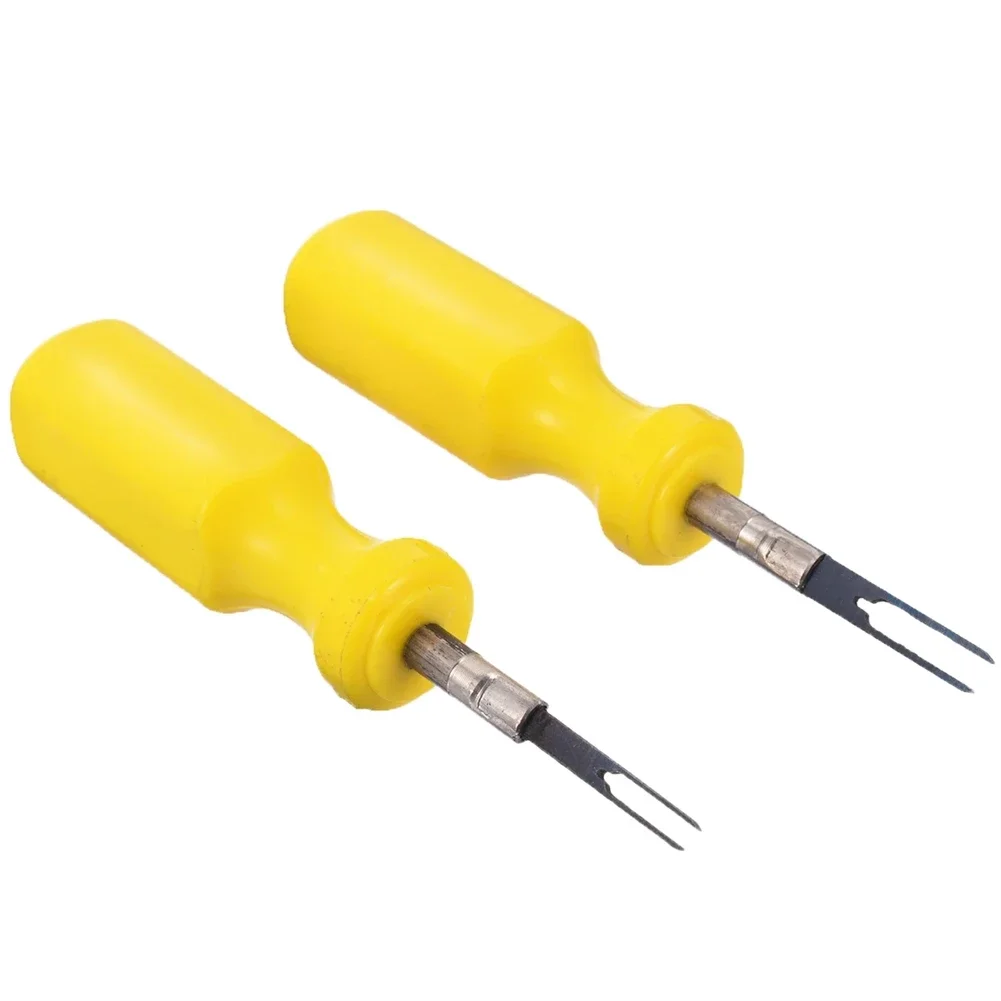 2pcs 2/3mm Car Repair Professional Wiring Connector Pin Extractor Terminal Removal Tool Crimp Electrical Disassemble Durable