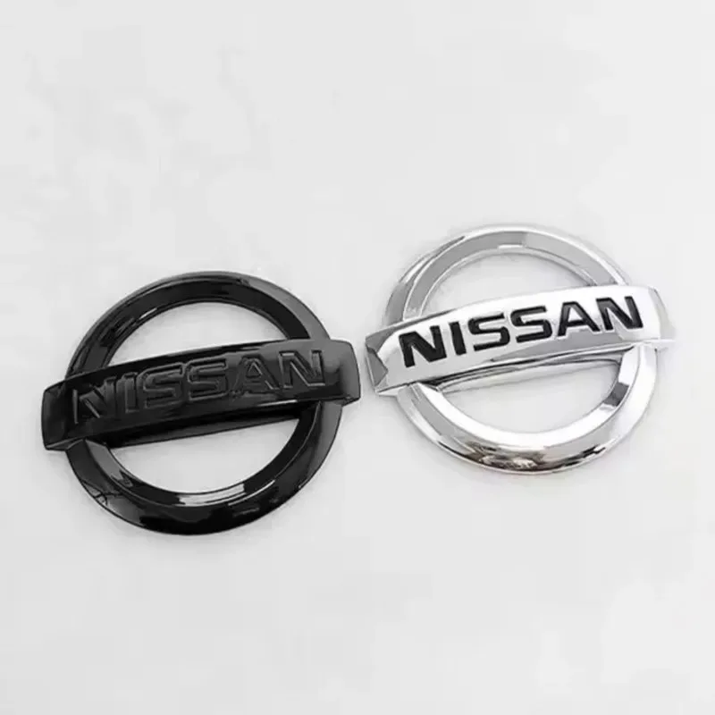 3D ABS Nissan Car Bonnet Letters Logo Badge Rear Trunk Emblem Sticker Accessories For Nissan X-trail Qashqai Note Juke Sentra