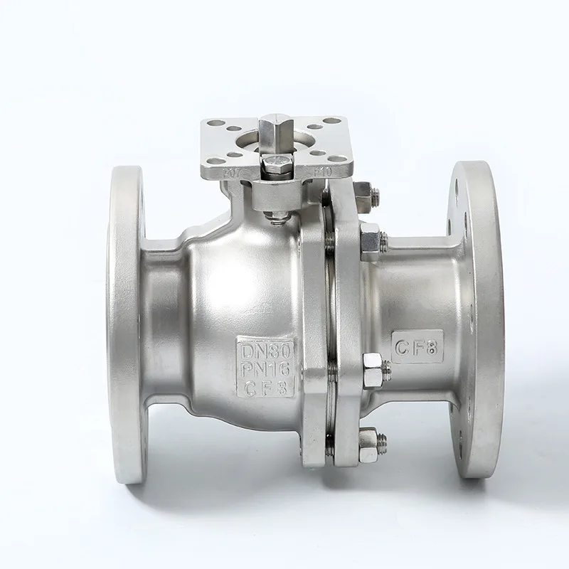

Silica Sol Chemical Department Ball Valve, Stainless Steel Q41F-16P Flanged Ball Valve with Lock Handle