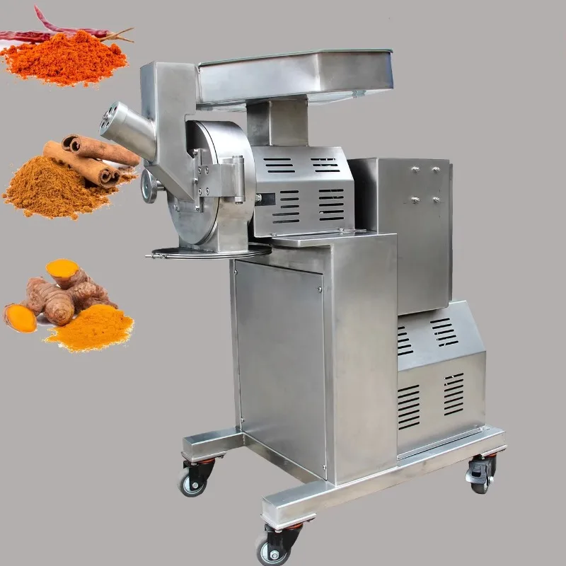 Small Size Spice Powder Processing Machine Food Powder Grinder Mill for Commercial Home Kitchen Spice Seasoning Powder Productio