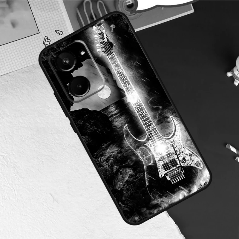 Guitar Music For Realme 8 9 10 Pro Plus 9i C11 C15 C30 C31 C35 C21Y C25 GT Neo 5 3 2 2T 3T Master Case