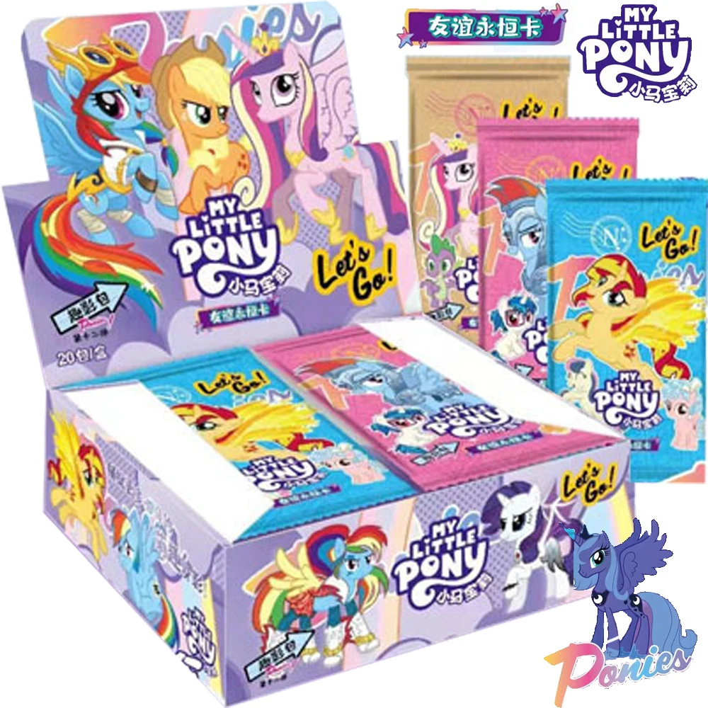 

My Little Pony Collection Card For Children Popular American Family Animation Twilight Sparkle Limited Game Card Christmas Gifts