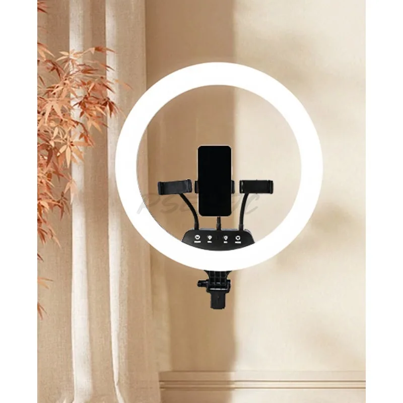 22-Inch Portable Live Stream Ring Light & Phone Tripod