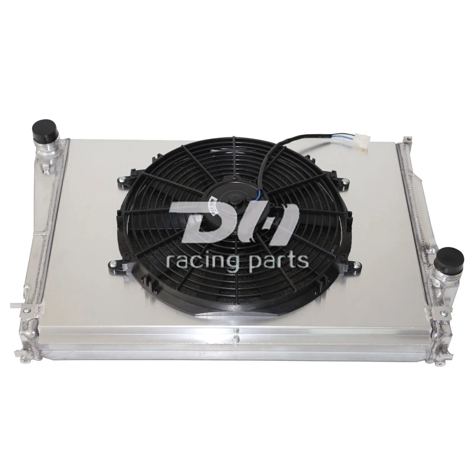 2001-2006 BMW E46 S54 3.2L MT용 3열 알루미늄 라디에이터+슈라우드+팬 드릴링 없음