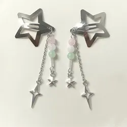 2pcs handmade ball star hairpin fairy core cute hairpin