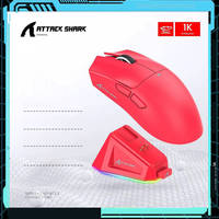 Attack Shark X11 Wireless Rgb Mouse Paw3311 22000DPI Buletooth Three Mode Charging Dock Lightweight Game E-Sports Mouse Laptop