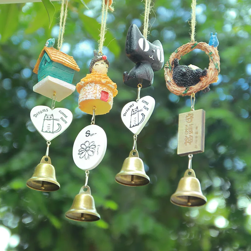 Japan Style Wind Chime Ornaments Cute Things Creative Wall Decorations Balcony Pendants Birthday Christmas Gifts Resin Crafts