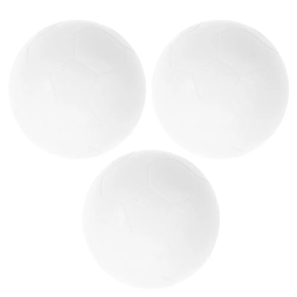 

3Pcs Premium Table Soccer Balls for Foosball Table Replacement Made of Stable PP Material Compact Size for Desktop Soccer Games