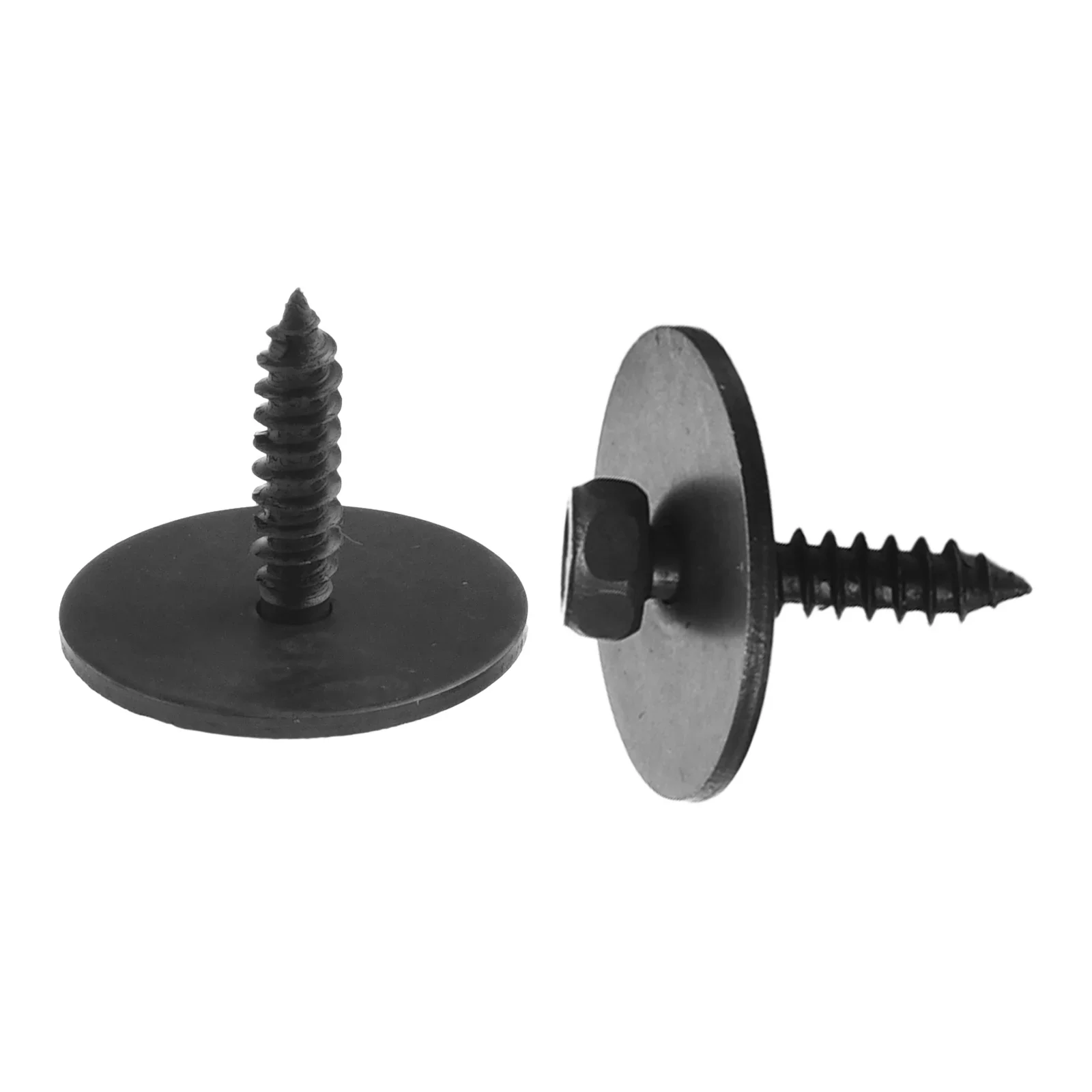 10Pcs 8mm Self Drilling Tapping Screw Hex Washer Head For BMW Self Tapping Bolt License Plate Screws Black 2019900536