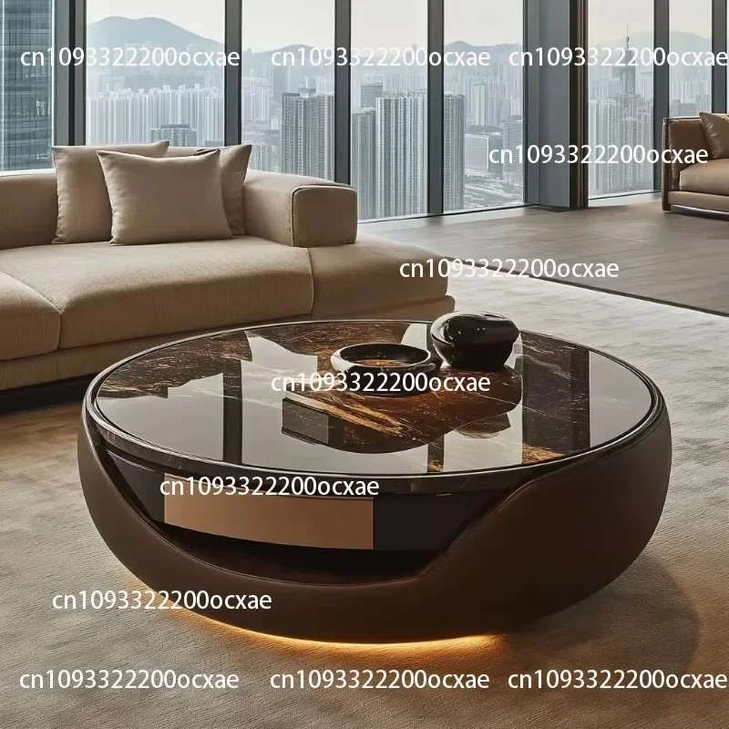 Designer's new marble coffee table - custom modern living room furniture, durable and eco-friendly