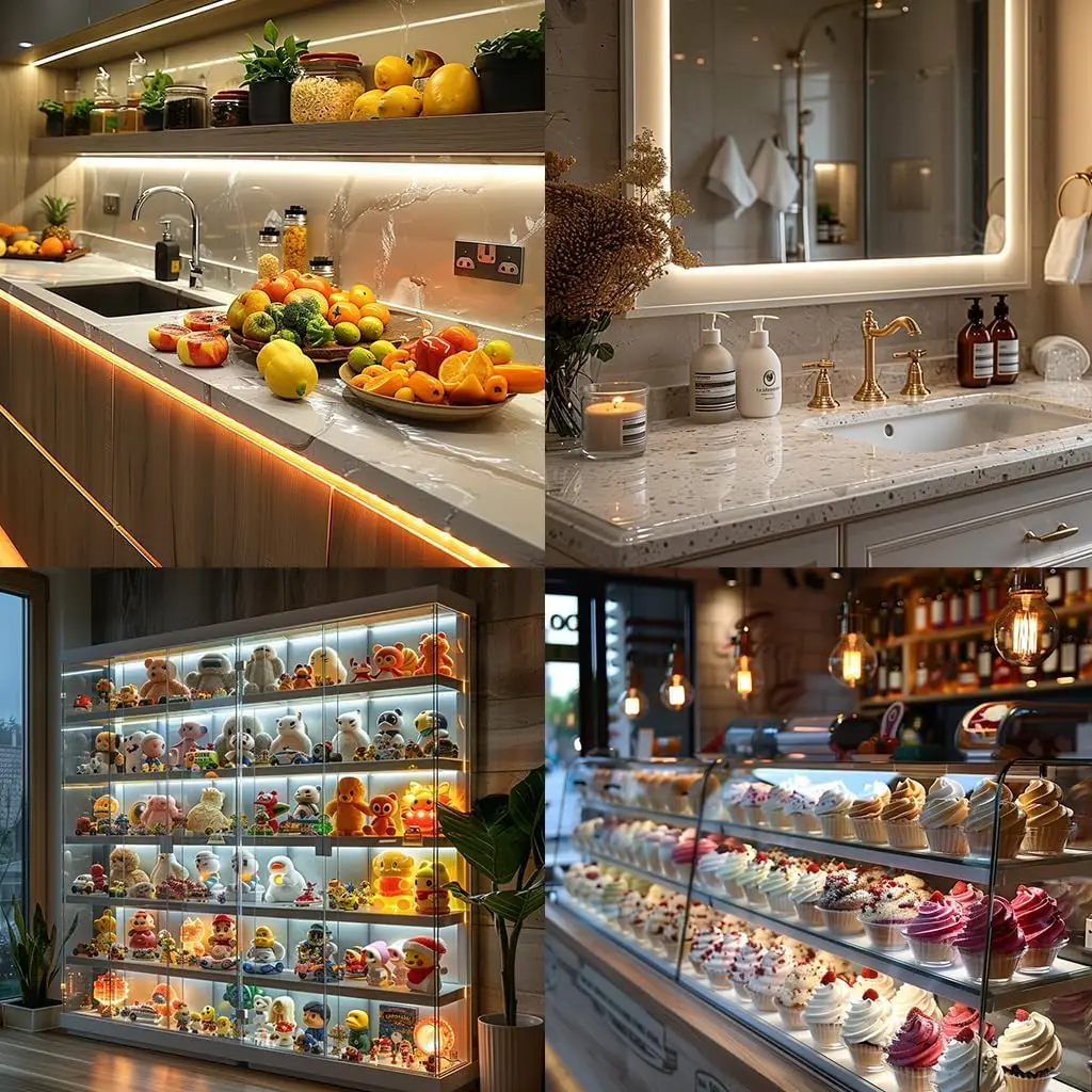 أضواء شريط LED USB 5V DC - 2835 SMD أبيض دافئ/أبيض، إضاءة خلفية مرنة للتلفاز، ديكور منزلي، شريط إضاءة DIY #6