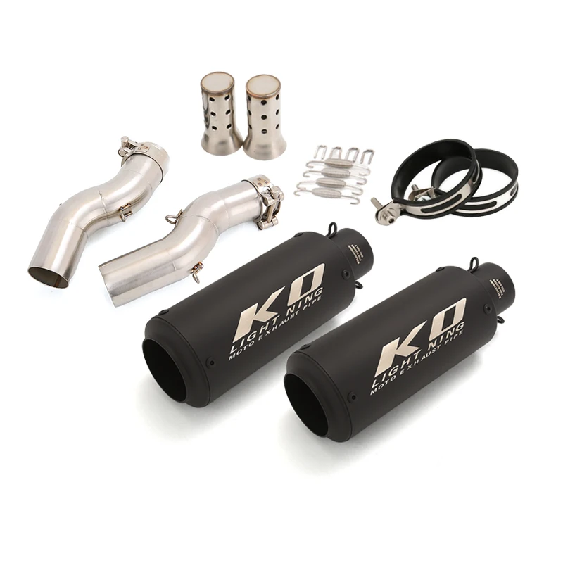 

For SUZUKI GSXR1300 GSXR 1300 2021-2025 Motorcycle Exhaust System Mid Link Pipe 51mm Muffler Stainless Steel With DB Killer
