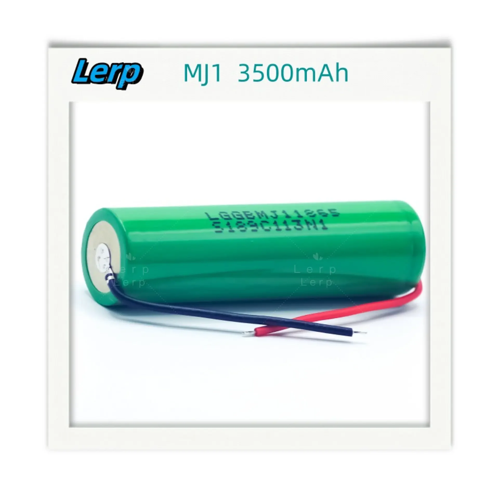 1-10pcs 3,7 3500 v mah bateria de lítio recarregável bateria de grande capacidade armazen amento de energia da bateria MJ1-wire