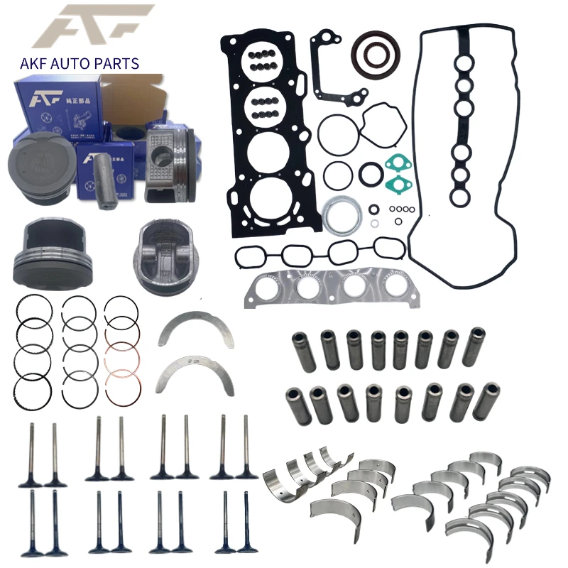 Kit de reparación de piezas de motor 2026 para TOYOTA Corolla Mr2 Rav4 1ZZ, juego de pistón de junta de pieza de motor ZZE122 ZCA2 ZZW30 1.8L