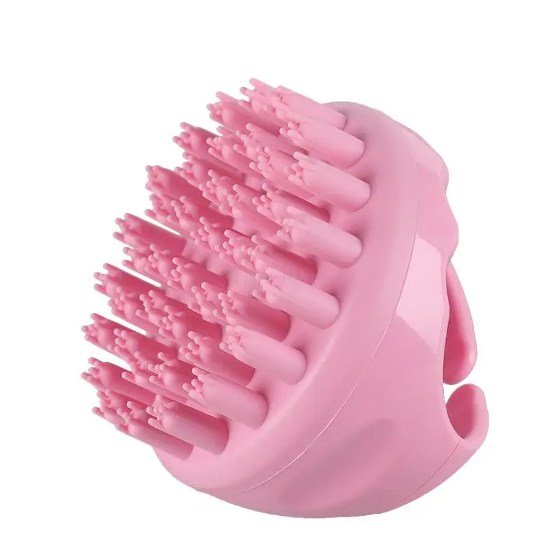 

Round shampoo massage refreshing men and women silicone head soothing meridians and activating the skin without hurting the skin