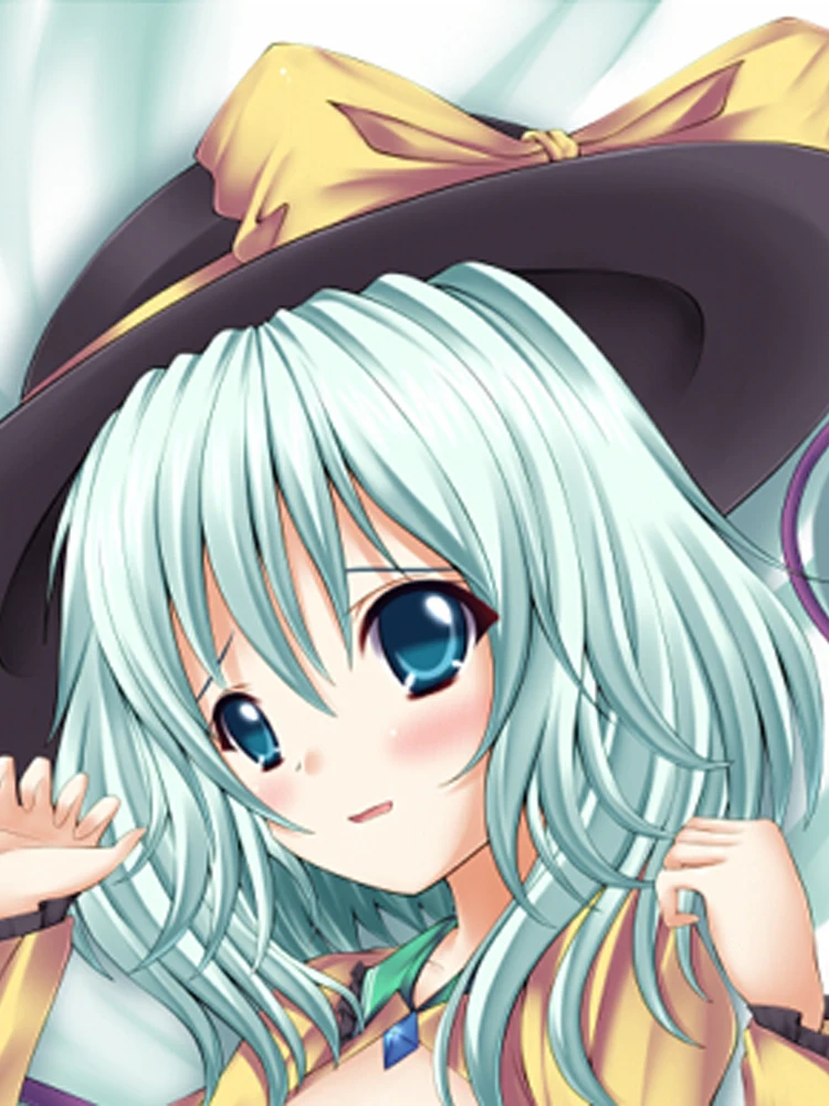 Anime Dakimakura Pillow Cover Koishi Komeiji Double Sided Print Pillow Case 120cm-180cm Custom Cartoon Character DIY Home Decor