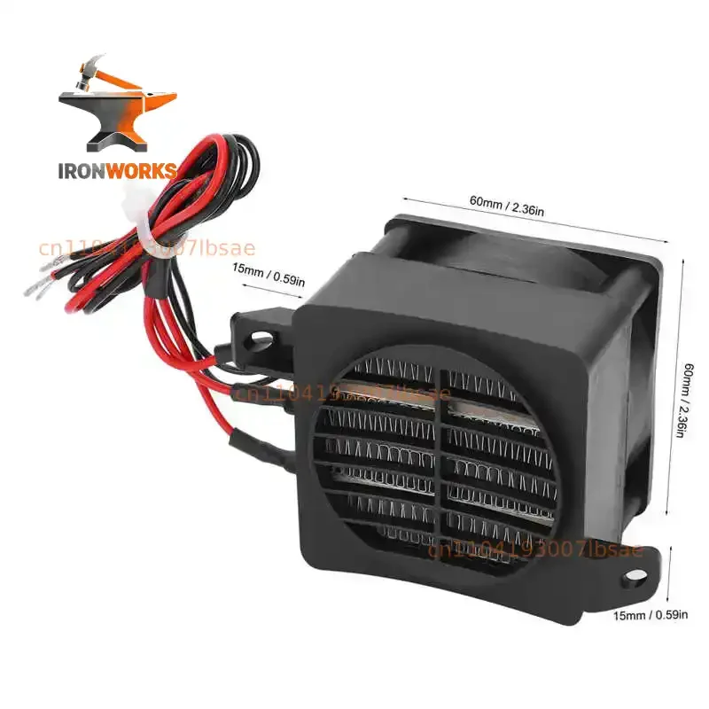 220V 300W PTC-verwarmer met ventilator Bescherming oververhitting Keramische verwarming Snelle verwarming voor conditioner