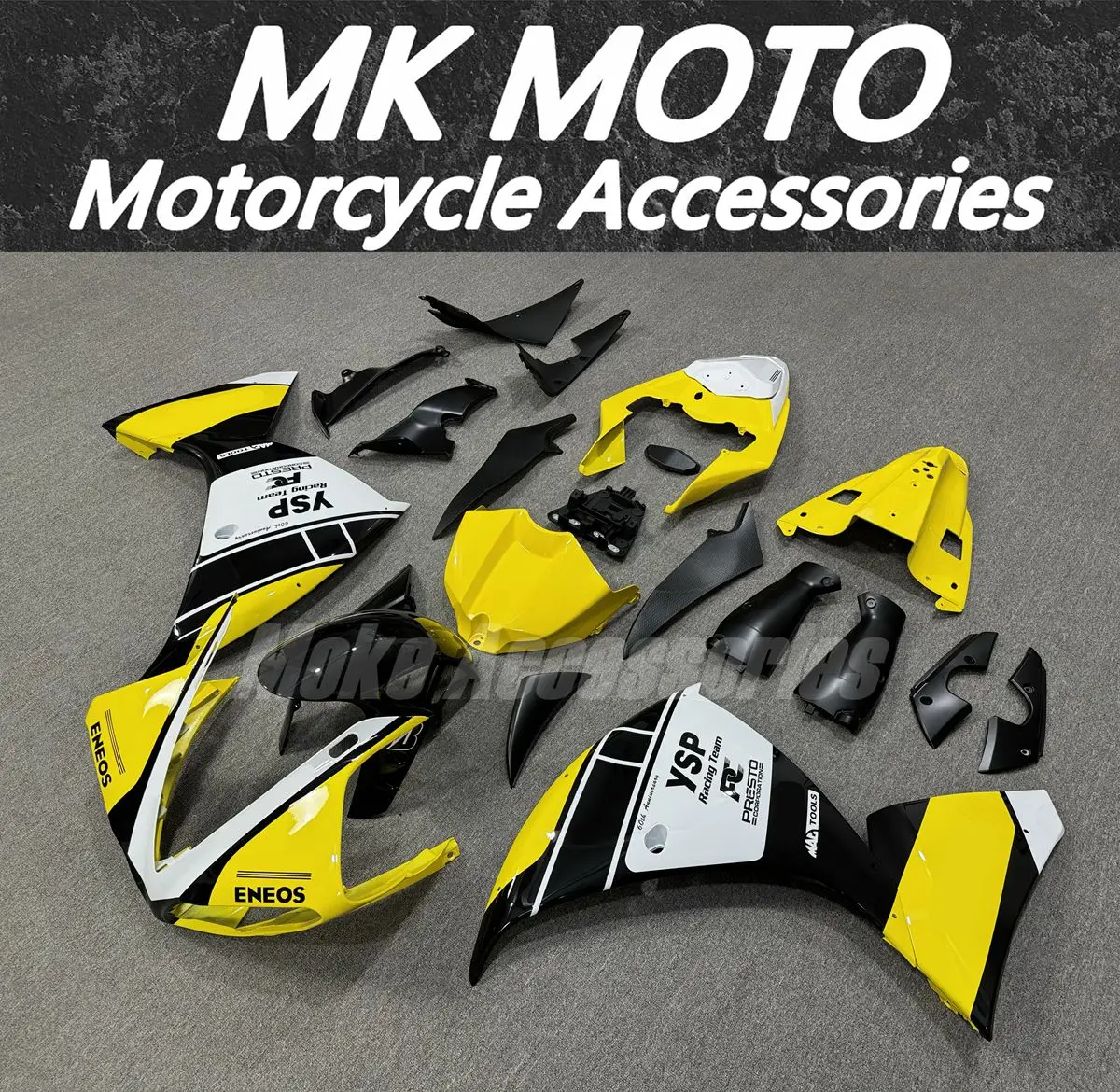 

Moke moto Motorcycle Fairings Kit Fit For Yzf R1 2009 2010 2011 Bodywork Set High Quality ABS Injection New White Yellow Black