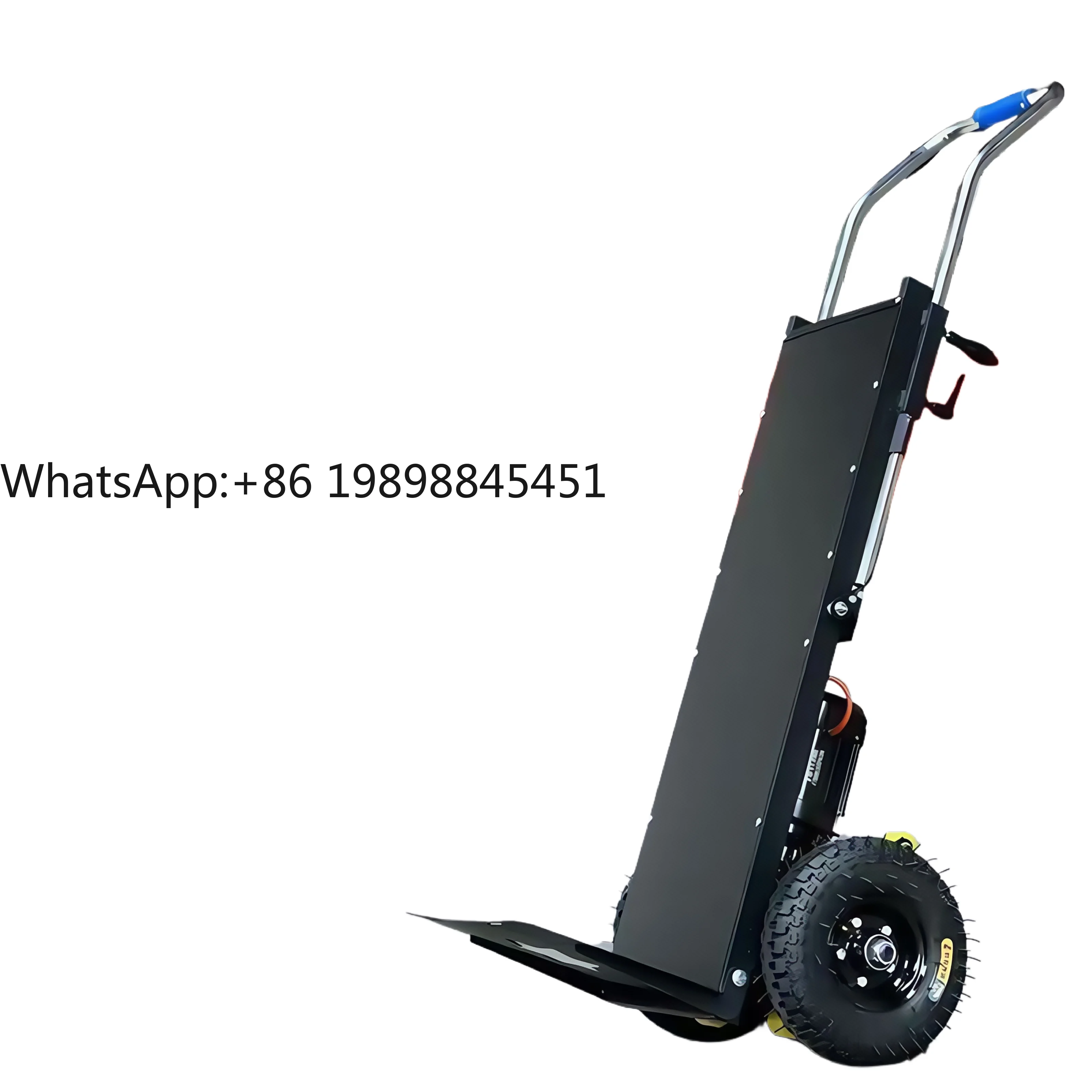 Electric Four-Wheel Stainless Steel Platform Stair Climbing Trolley Truck Cart Customizable OEM Shopping Storage Tools