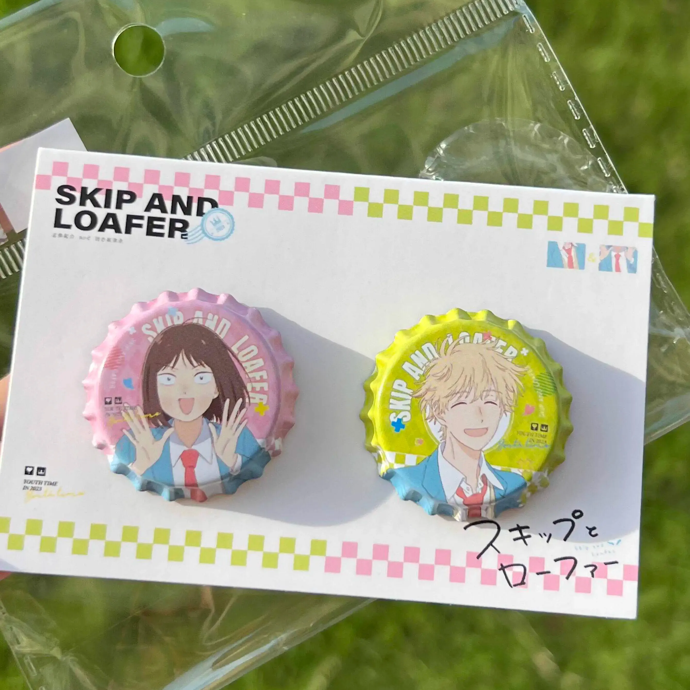 

New Jump For Youth Bottle Cap Badge Shima Souseke Iwakura Mitsumi High Value Pin Gift