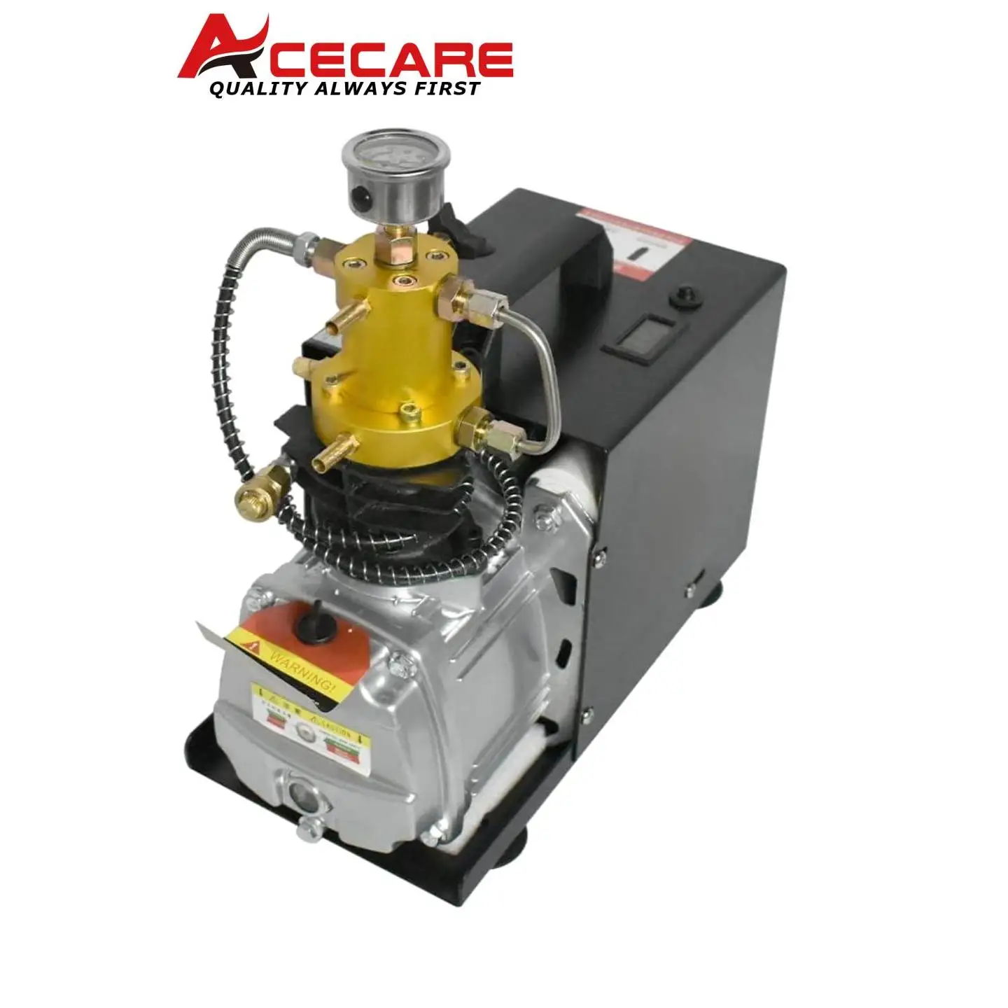 ACECARE-Compresseur d'air haute pression électrique, pour plongée sous-marine, remplissage précieux, 220V/110V, 4500Psi, 300Bar, PCP, crucES031