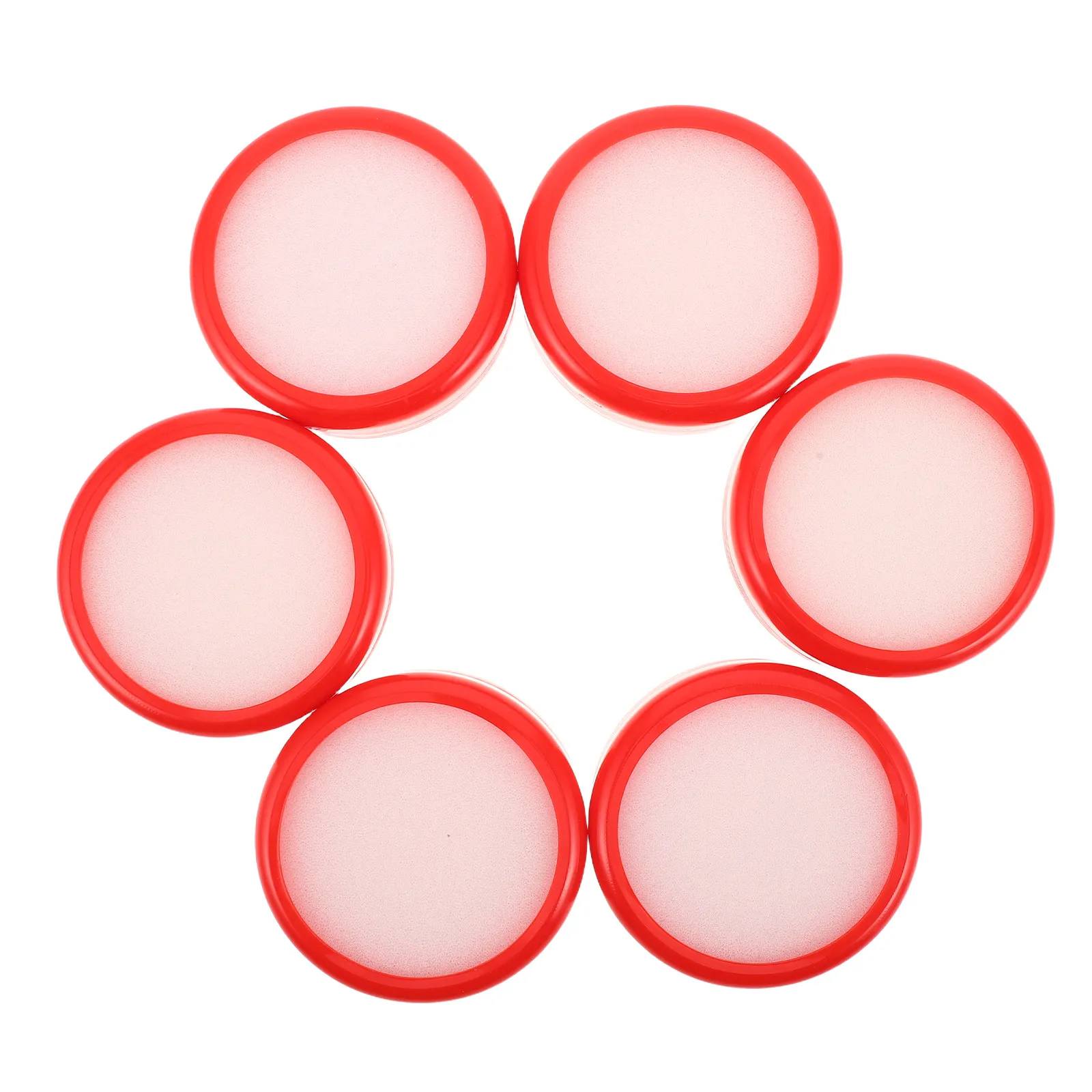 6Pcs Finger Wetting Sponge Case Blue Resilient Money Counting Tool Cashier Finger Moistener Office Paper Sorting Sponge