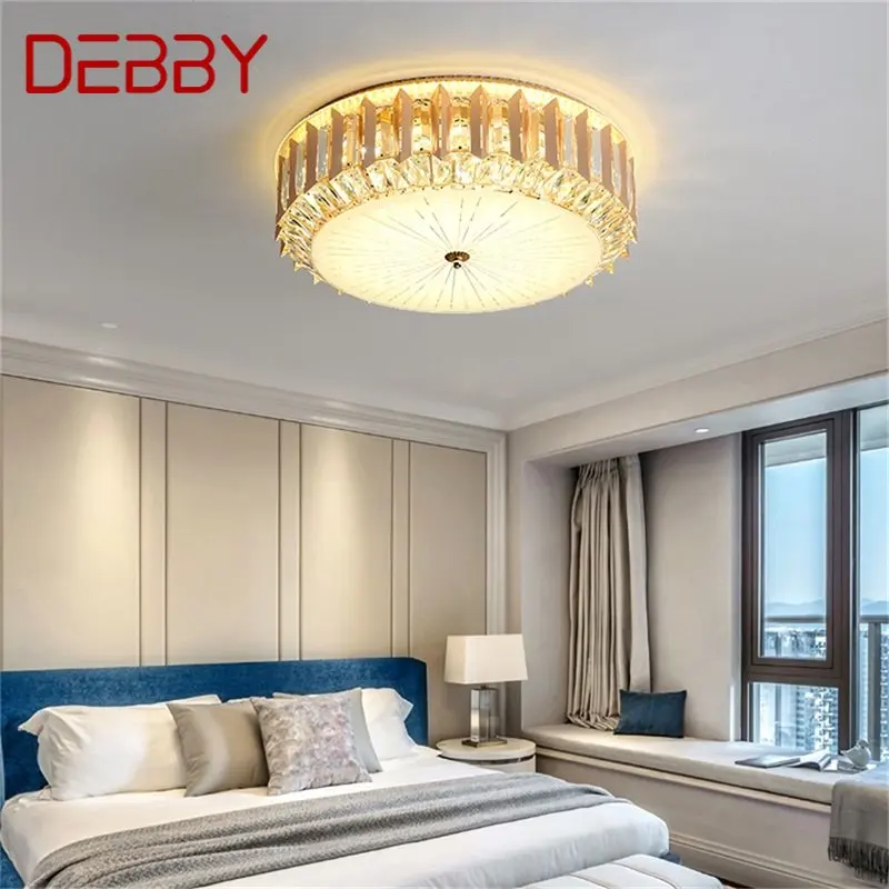 

DEBBY Contemporary Ceiling Light LED Luxury Crystal Lamp Fixtures Home For Dining Room Decoration