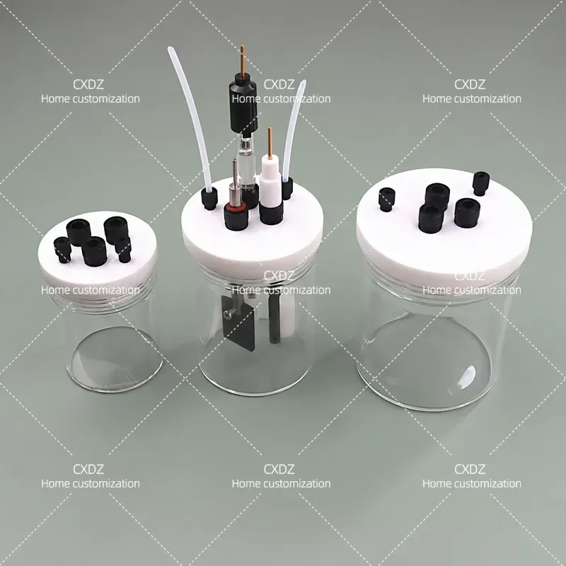 100ml Sealed Electrolytic Cell Three Series Chemical Sealed Electrolytic Cell