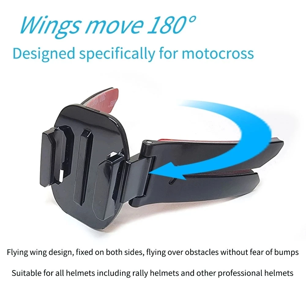 TUYU Motorcycle Helmet Front Chin Mount Strap Foldable Holder for GoPro Hero 13 12 11 10 9 DJI Action 4 3 EKEN Camera Accessory