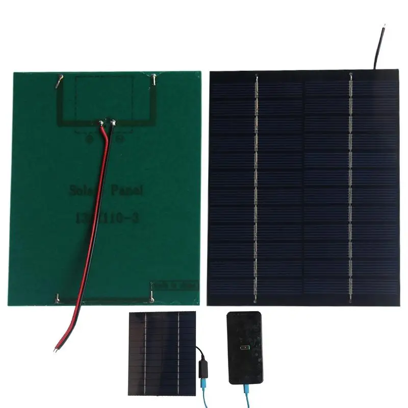 Solar Charging Panels 3.5W Portable Outdoor Charging Solar Panel Traveling Camping Small Solar Panel Module Waterproof For 9-12V