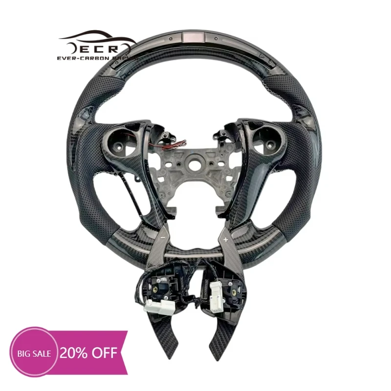 

Ever-Carbon Racing ECR Personal Tailor Car Steering Wheel Paddle Shifters for Carbon Fiber Steering Wheel 2018 Honda Accord